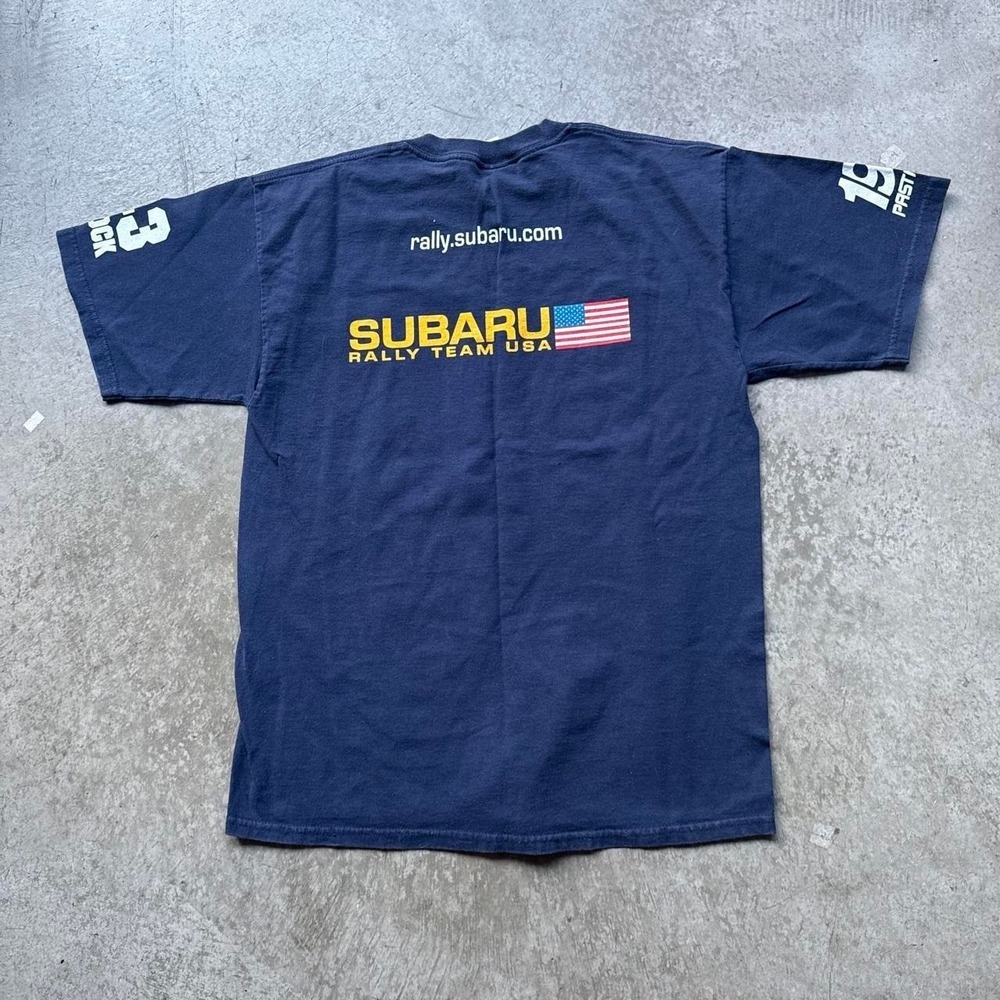 Vintage 2000s DC Shoes Subaru Rally Block 43 Shirt Racing RARE - Picture 2 of 7